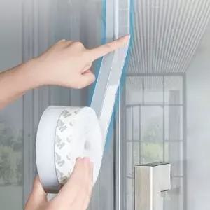 (사이즈 25mm)투명 틈새 실리콘 문풍지 방풍테이프 3사이즈 겨울 외풍차단 문틈막이