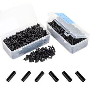 1000 상자 도로 변속기 케이블 4MM 하우징 페룰 엔드 자전거 시프터 커버 더스트 브레이크 MTB 5MM 시프트