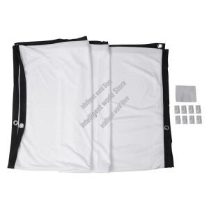 홈시어터 HD용 프로젝터 스크린 흰색 접이식 주름 방지-ABWO