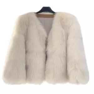 모피 재킷 하이넥 렉스퍼 빅사이즈 퍼 인조모피 두꺼운