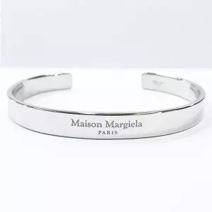 [메종마르지엘라]메종 마르지엘라 공용 유광 실버 로고 팔찌 SM1UY0082 SV0158 951 58535919