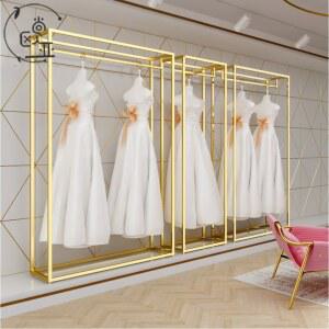 골드 프레임 웨딩샵 행거 길이150x높이200 판 의류 액자틀 120x높이 스튜디오
