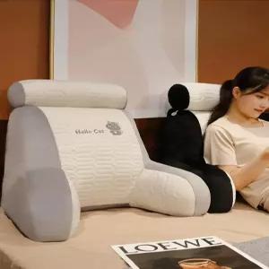 삼각의자 등받이쿠션 허리받침대 다다미 사무실의자등받이