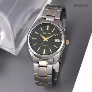 SUR377P1 사파이어 클래식 정장 그린 콤비 티타늄 남자 메탈 시계 d