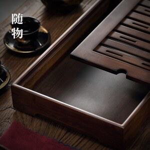 원목 다도판 쟁반 배수 정리 고재 북유럽 라탄 B005_원목 북유럽풍 티테이블 손잡이