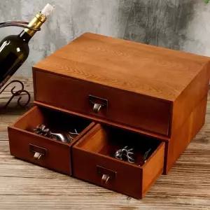 원목정리함 소품 진열대 서랍정리함 서랍 선반