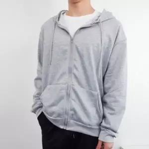 남자 여자 봄 가을 간절기 오버핏 무지 후드집업 후드티 회색 블랙