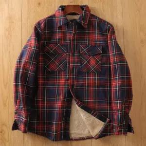 남방 오버핏 셔츠 남모자켓 기모 체크 겨울 여자 여름 가을 정장 루즈핏