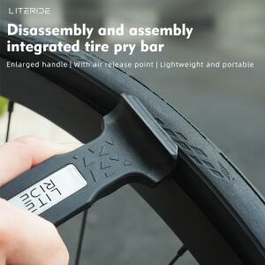 리터라이드 휴대용 로드 자전거 내마모성 타이어 레버 초경량 프라이 바 크로우바 제거 도구