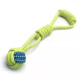 강아지 실타래 로프 장난감 손잡이공 랜덤 1P 터그