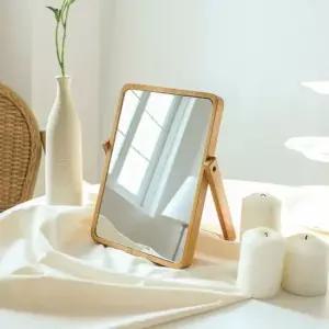 원목 우드 탁상 인테리어 벽걸이 화장 거울 LUAZ-MR5 우드거울 회전거울 화장거울 탁상거울 거울