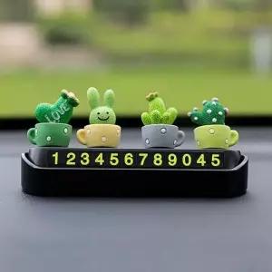 현이몰 자동차 선인장 시크릿 주차번호판 차량 악세서리 용품 자동차전화번호판 차량번호판