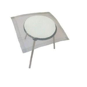 열 납땜 랩 분젠 버너 가열을 위한 메쉬 스크린 6인치 및 탈착식 다리가 있는 삼각대 스탠드