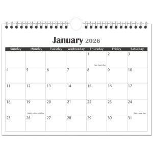 2026 미니 캘린더, 스몰 캘린더 2026년 1월부터 2027년 6월까지, 6 4''x8 5'', 책상, 주방, RV, 게시판 또는 냉장고용