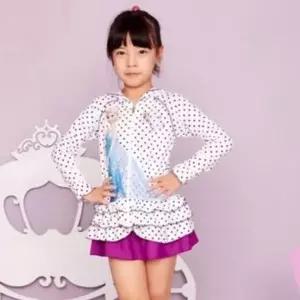 겨울왕국 여아 수영복 키즈 래쉬가드 수모 5p 퍼플