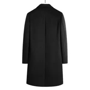 겨울 남자 롱코트 남성 자켓 정장 반코트 누빔 블랙 M 50~60kg