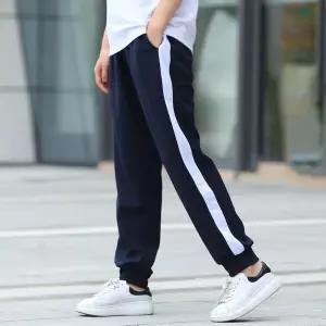 교복몰 스포츠 네이비 옆라인 조거팬츠 샤이