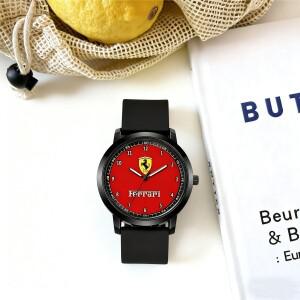 자동차 로고 패션 쿼츠 시계 방수 학생호환  페라리 SP1 812 F40 F12TDF SF90 458 488 599 612 FF F12 악세