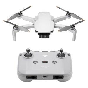 DJI Mini 4K, 4K UHD 카메라 탑재 드론, 249g 미만, 3축 짐벌 안정화, 10km 비디오 전송, 자동 복귀, 바람 저항, 최대 비행 시간 31분 동안 배터리 1개, 지능형