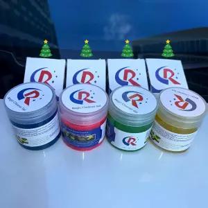 CR CHRWLIN 4팩 자동차 청소 젤 인테리어 클리너 퍼티 슬라임 오토 디테일 도구 액세서리 통풍구용 범용