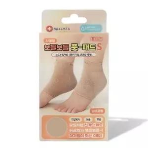 S사이즈발패드 1개 닥터체크 보들보들 풋패드 베이지 (WFKC56N)