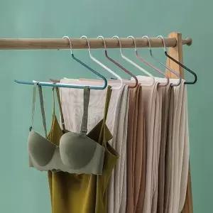 미끄럼 방지 바지 옷걸이 Z형 수납 정리 다용도 바지걸이 (WFKD3QP)