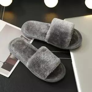 여성 겨울 털슬리퍼 오피스텔 사무실 가정용 실내화