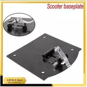 전기 스쿠터 시트 액세서리 용 전기 스쿠터 시트 기둥 안장 클립 금속 바닥 플레이트