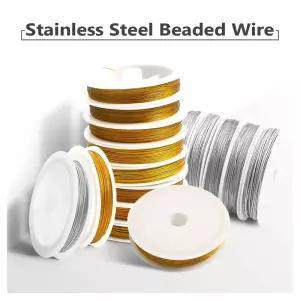 얇은철사 03-1mm 스틸 라인 와이어 비딩 스트링 공예용 주얼리 제작 수공예용
