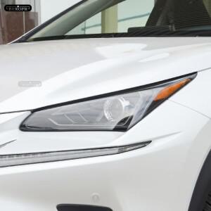 렉서스 NX NX300h NX200t 호환  페이스리프트 2019 자동차 헤드라이트 보호 틴트 필름 스모크 블랙 TPU 투