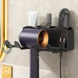 드라이어 무타공 거치대 홀더 공간 활용 선정리 드라이 (WFKEAJA)