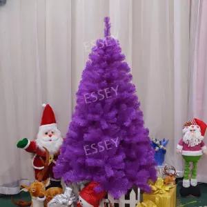 크리스마스 소품 보라색 트리 로비 실내 1.8m 세트 중형