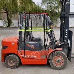 지게차 1.5톤 덮개 바디커버 방수 캐노피 중장비 투명 커버 레인커버 비닐 방풍