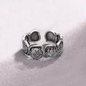 [아트박스]/퍼주는오빠네 고양이 오픈링 반지 애끼 검지 우정반지 커플링 반지