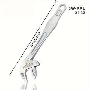 헤비듀티 산업호환  크랩 클로 렌치 - 와이드 죠최대 80mm가  자동 조절 래칫 한 손 조작 2000Nm 토크