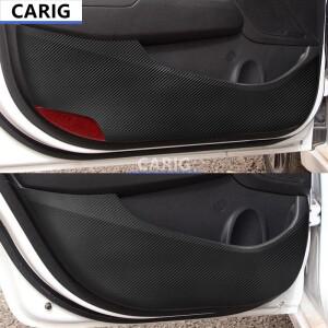 현대 AVANTE 16-20 도어 방지 킥 스티커 수정  카본 패턴 인테리어 자동차 필름 악세사리