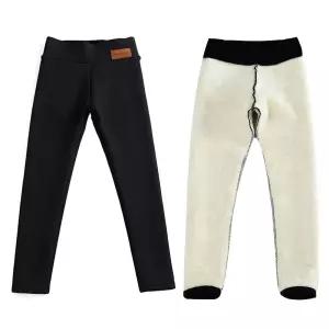 [퍼니메이커]따뜻한 겨울 퍼 기모 팬츠 여성 양털 바지 레깅스 여자기모팬츠 여자양털바지 여자기모레깅스