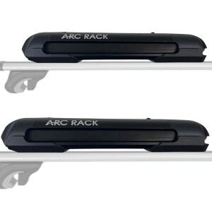 45.7cm(18인치) 소형 다목적 루프 자동차 캐리어, 스키 2개, 스노우보드 낚싯대 4개를 운반하세요. 또는 낚싯대를 고정하면서 카고 박스 /카약 랙을 한쪽에 휴대하세요(블랙, 스몰)