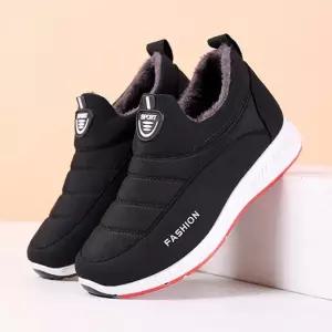 [퍼니메이커]남성방한화 털신발 슬립온 운동화 겨울슈즈 아웃도어 방한화