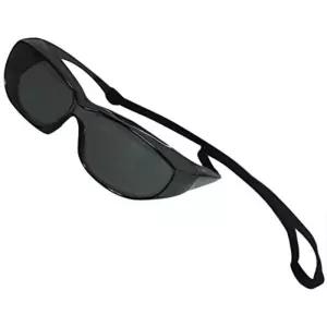 타카시바 기무네 안전 오버글라스 선글라스 보호 안경 칸예착용 블랙