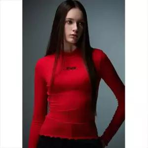 [에고이스트] (ER4CL162) 레터링 프린트 레이스 티셔츠