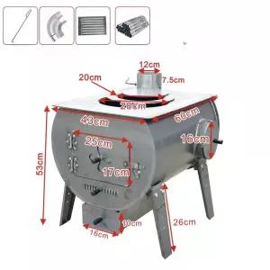 화목난로 주물 화덕 야외 캠핑 펠렛 장작 펜션 숯불