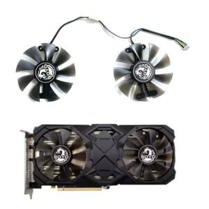 SOYO AMD RX 580 그래픽 카드 팬 교체용 새 냉각 85MM 4PIN GPU