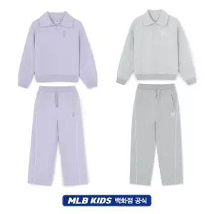 갤러리아 MLB엠엘비키즈 스포티브 애슬레저 반집업  맨투맨셋업 7FMTA0161/7FPTA