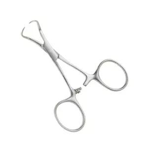 의료용 SOBYTEK 백하우스 타월 클램프 겸자 가위형 포셉 집게 18-0105 9CM