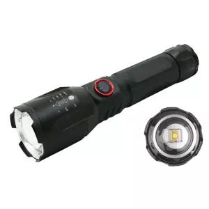 최강밝기 LED 후레쉬 랜턴 C타입 충전 줌 라이트편리한손전등 휴대용 미니 써치 충전식