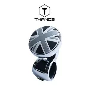 타노스 유니언잭파워핸들_블랙미니봉 보조용 차량 핸들