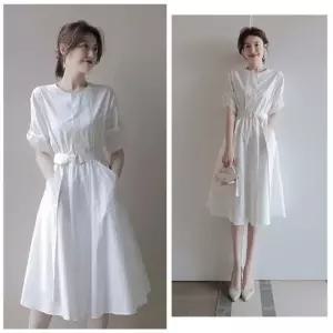 여름 화이트 셔츠 원피스바캉스룩 휴양지 동남아여행 여행지 여성옷 휴가