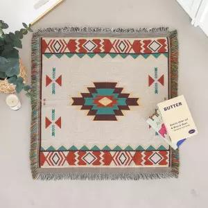 다용도 러그 소파커버 캠핑 차박 담요 블랭킷 180x180에스닉 에스 블랑켓 카바