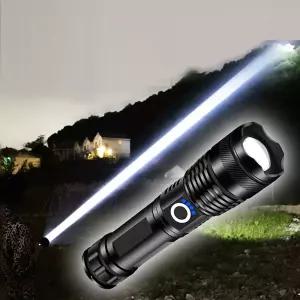 LED 후레쉬 줌 랜턴 써치라이트 순찰 충전식편리한손전등 해루질써치 휴대용 미니 써치 충전식
